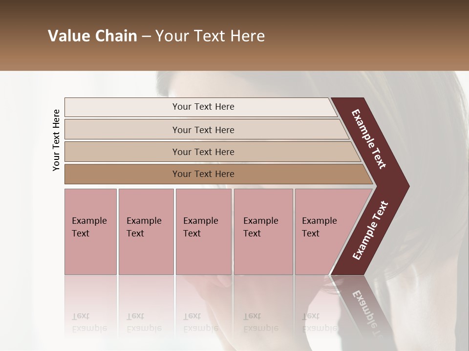 A Woman Holding Her Hand To Her Face PowerPoint Template