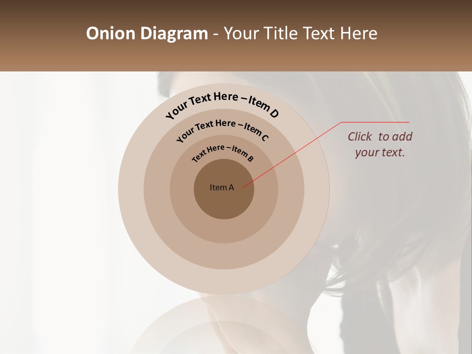 A Woman Holding Her Hand To Her Face PowerPoint Template