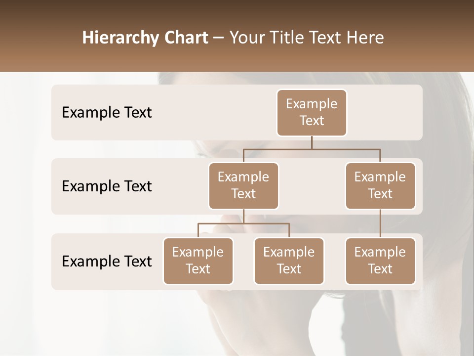 A Woman Holding Her Hand To Her Face PowerPoint Template