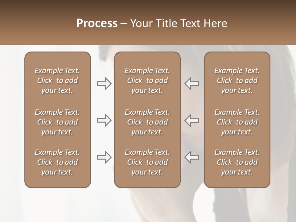 A Woman Holding Her Hand To Her Face PowerPoint Template