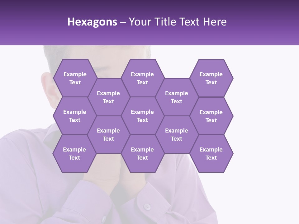 A Young Boy Is Holding His Hands To His Mouth PowerPoint Template