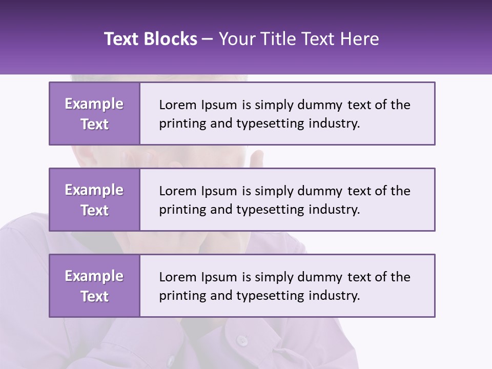 A Young Boy Is Holding His Hands To His Mouth PowerPoint Template