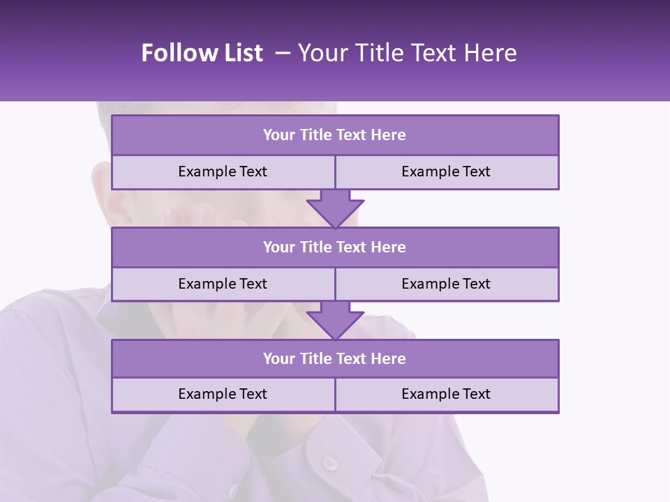 A Young Boy Is Holding His Hands To His Mouth PowerPoint Template