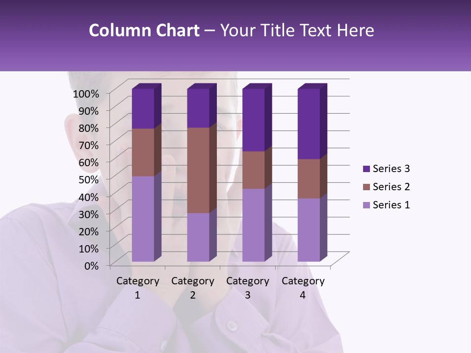 A Young Boy Is Holding His Hands To His Mouth PowerPoint Template
