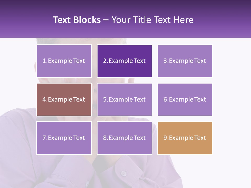 A Young Boy Is Holding His Hands To His Mouth PowerPoint Template