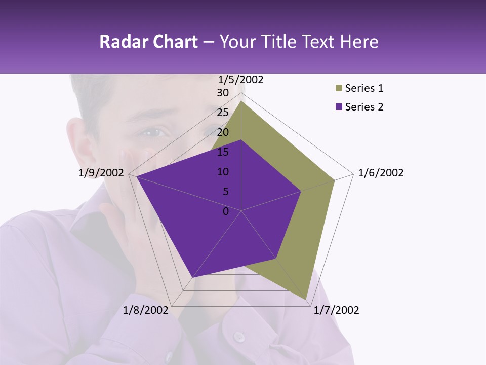 A Young Boy Is Holding His Hands To His Mouth PowerPoint Template