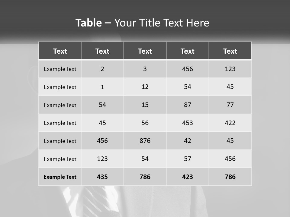 A Black And White Photo Of The President Of The United States PowerPoint Template