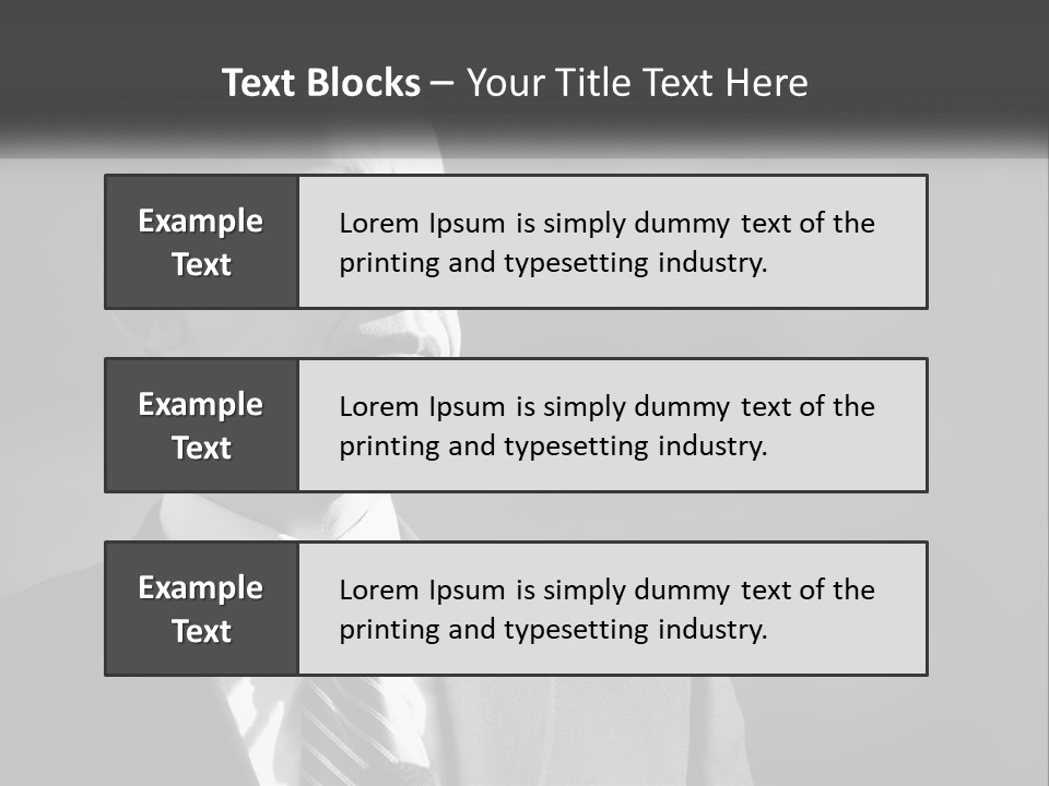 A Black And White Photo Of The President Of The United States PowerPoint Template