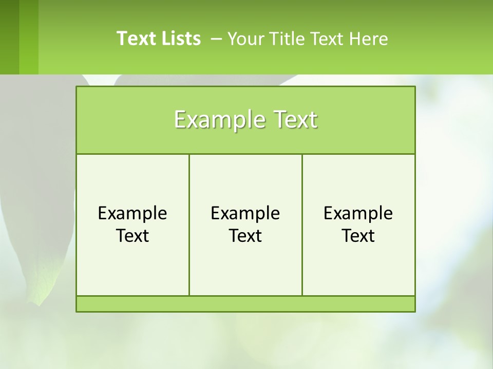 A Green Leaf On A Tree With The Sky In The Background PowerPoint Template