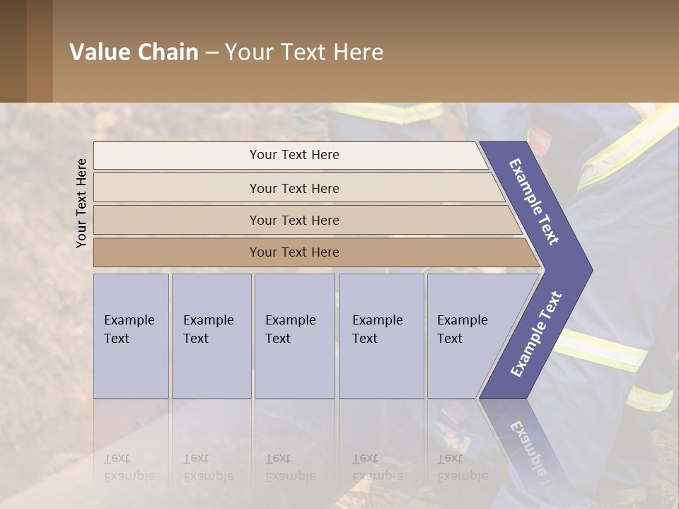A Couple Of Men Working On A Pipe PowerPoint Template
