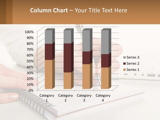 A Person Writing On A Piece Of Paper With A Pen PowerPoint Template