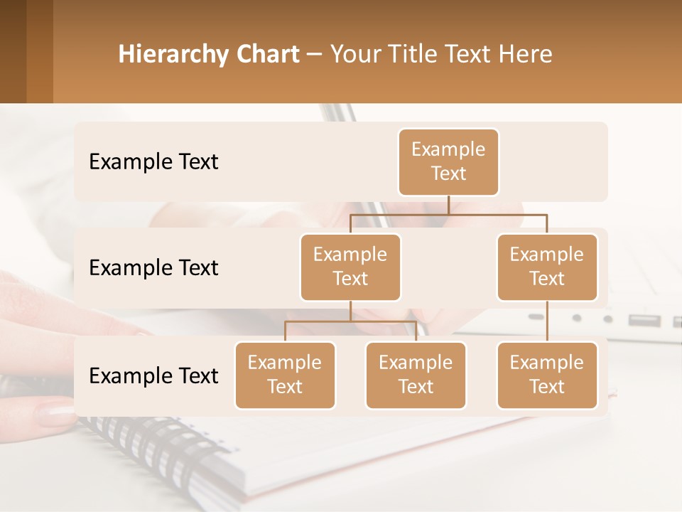 A Person Writing On A Piece Of Paper With A Pen PowerPoint Template
