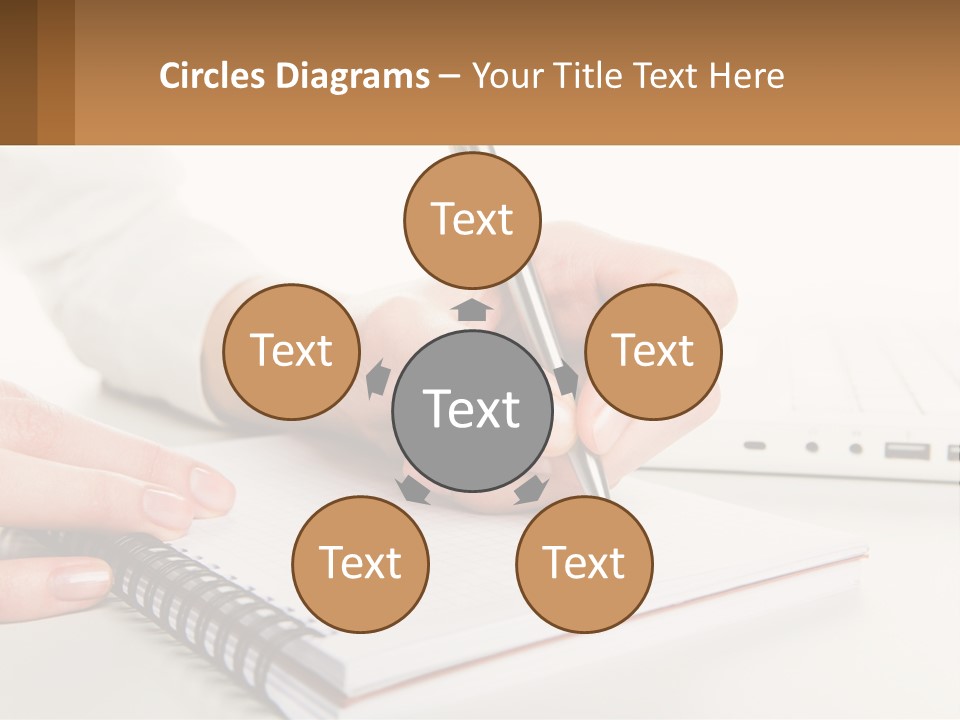 A Person Writing On A Piece Of Paper With A Pen PowerPoint Template