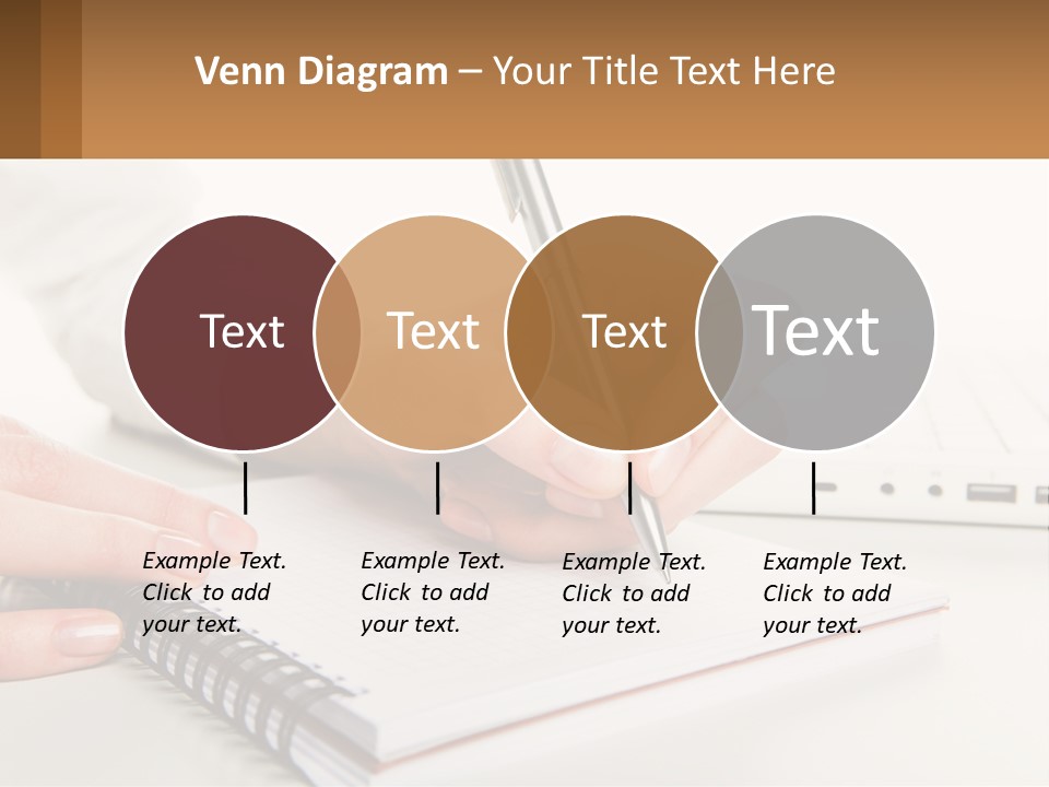 A Person Writing On A Piece Of Paper With A Pen PowerPoint Template