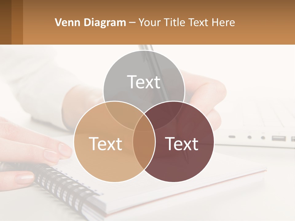 A Person Writing On A Piece Of Paper With A Pen PowerPoint Template