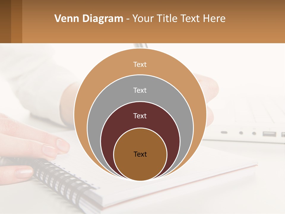 A Person Writing On A Piece Of Paper With A Pen PowerPoint Template