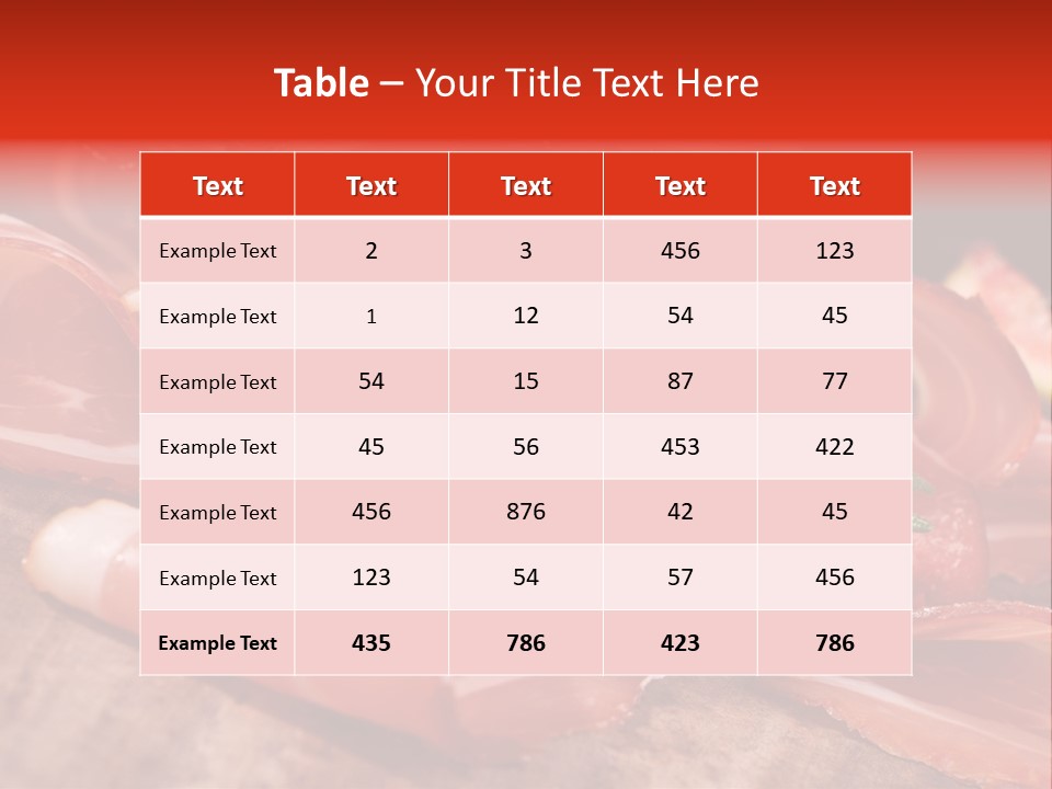 A Plate Of Meat With A Leaf On Top Of It PowerPoint Template