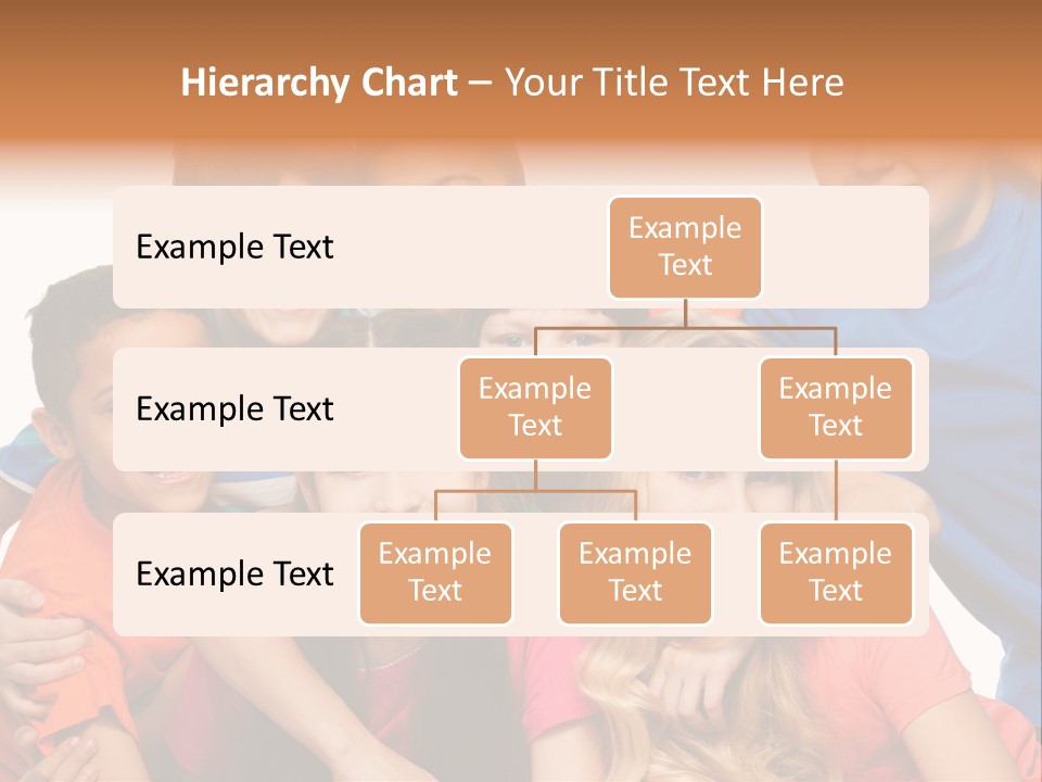 A Group Of Children Posing For A Picture PowerPoint Template