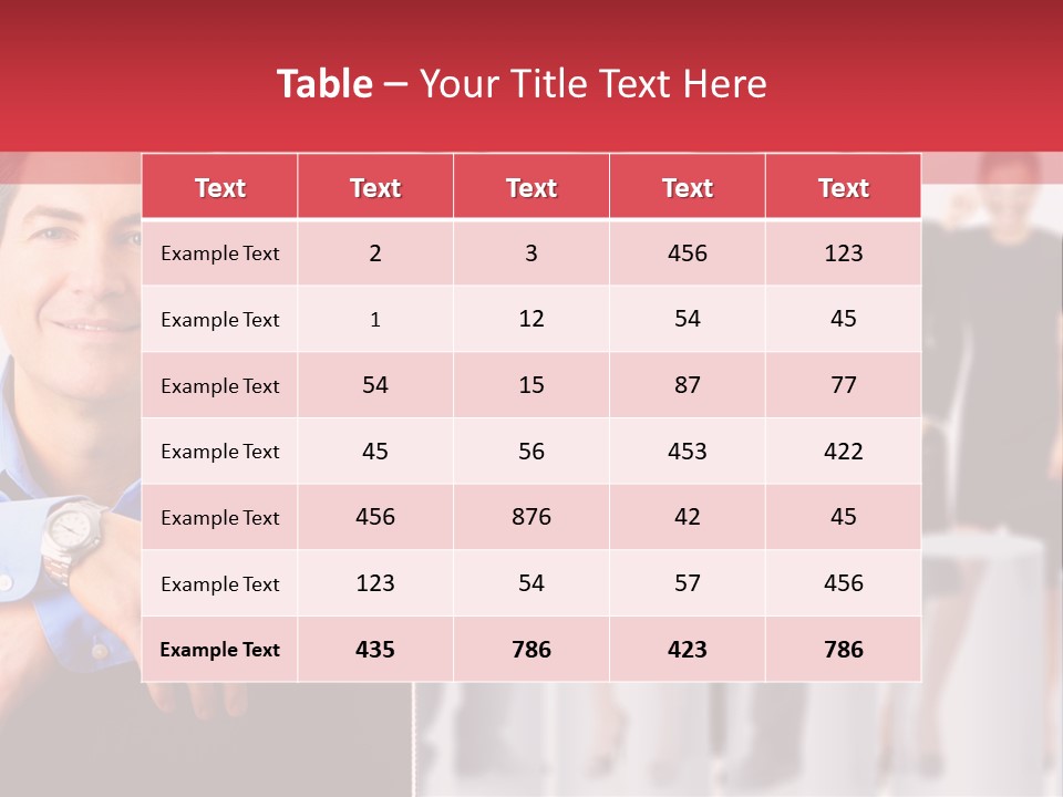 A Man Sitting In A Chair With His Arms Crossed In Front Of A Group Of PowerPoint Template
