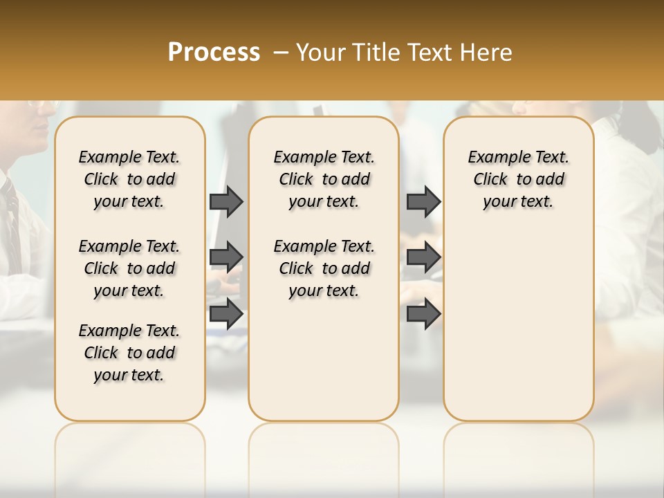 A Group Of People Working On Computers In An Office PowerPoint Template