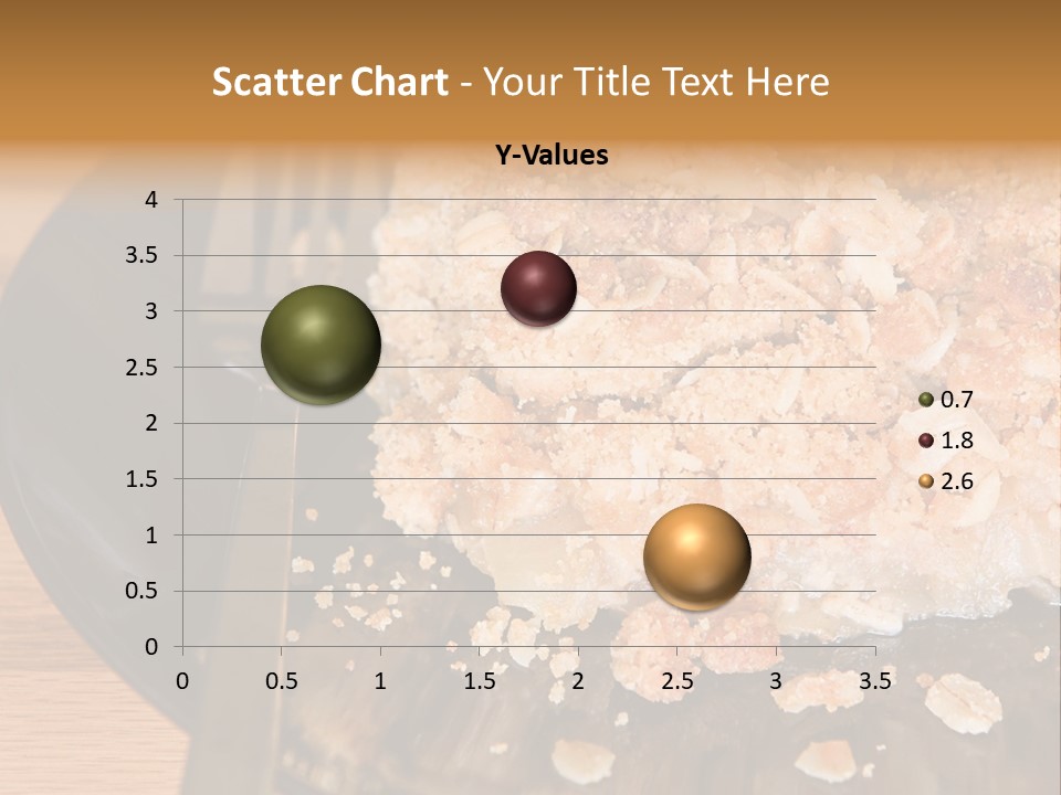 A Piece Of Cake On A Plate With A Fork PowerPoint Template