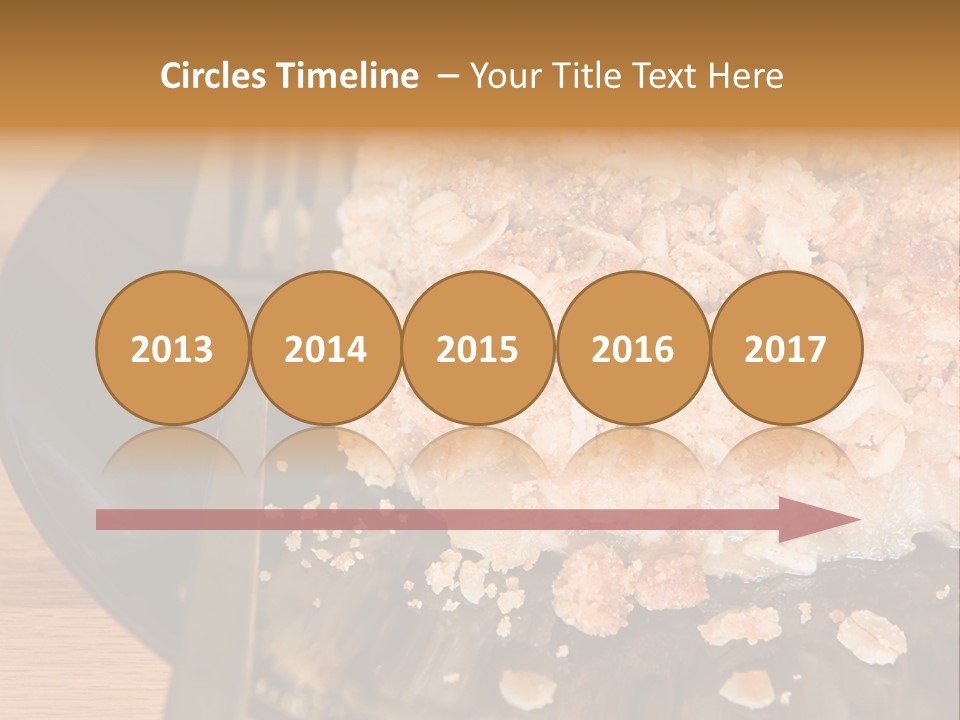 A Piece Of Cake On A Plate With A Fork PowerPoint Template