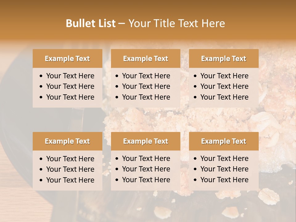 A Piece Of Cake On A Plate With A Fork PowerPoint Template