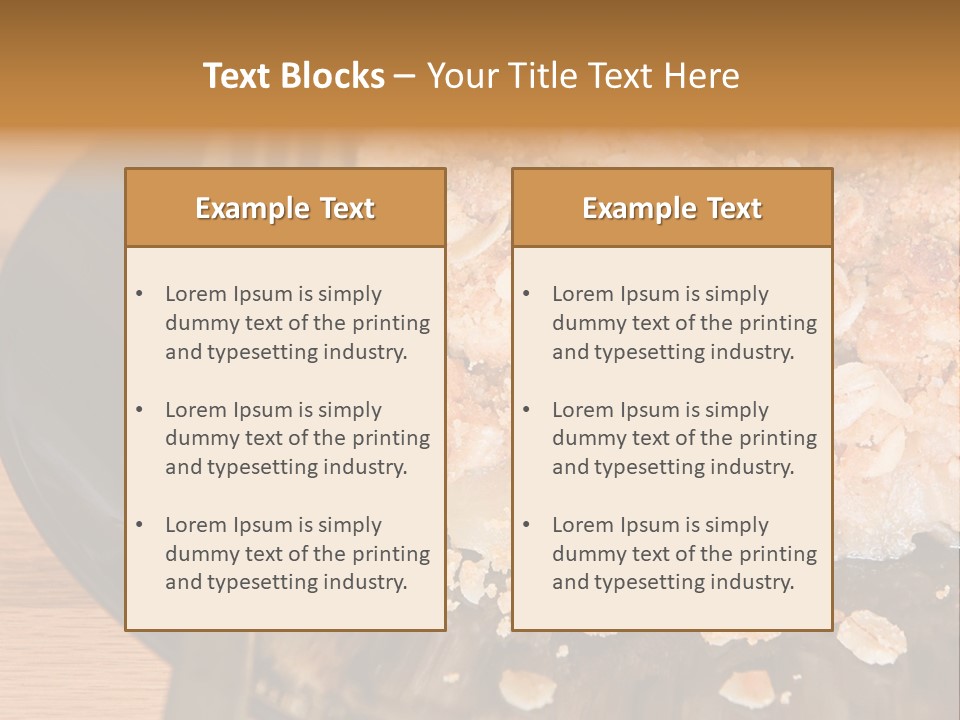 A Piece Of Cake On A Plate With A Fork PowerPoint Template