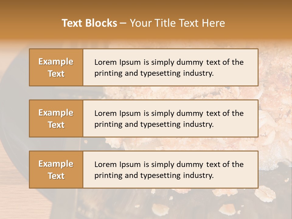 A Piece Of Cake On A Plate With A Fork PowerPoint Template