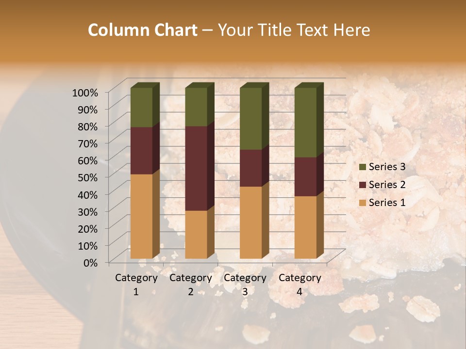 A Piece Of Cake On A Plate With A Fork PowerPoint Template