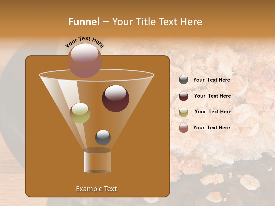 A Piece Of Cake On A Plate With A Fork PowerPoint Template