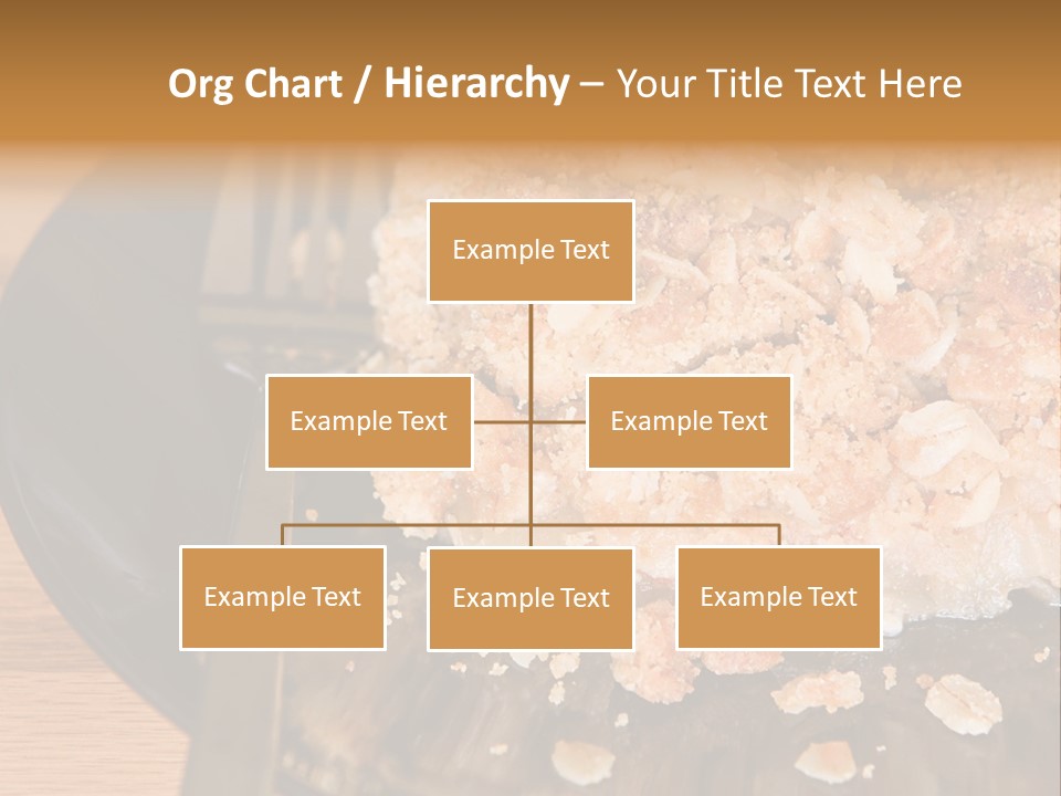 A Piece Of Cake On A Plate With A Fork PowerPoint Template