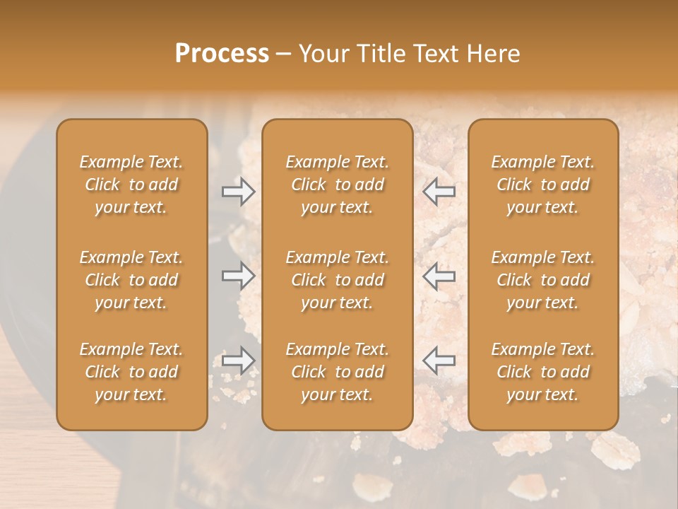 A Piece Of Cake On A Plate With A Fork PowerPoint Template
