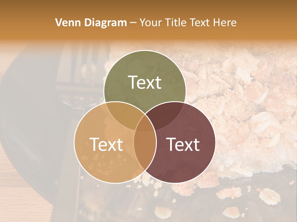 A Piece Of Cake On A Plate With A Fork PowerPoint Template