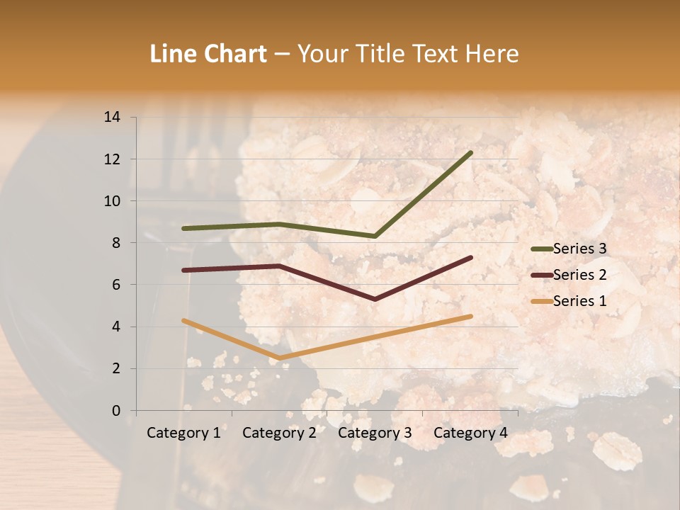 A Piece Of Cake On A Plate With A Fork PowerPoint Template