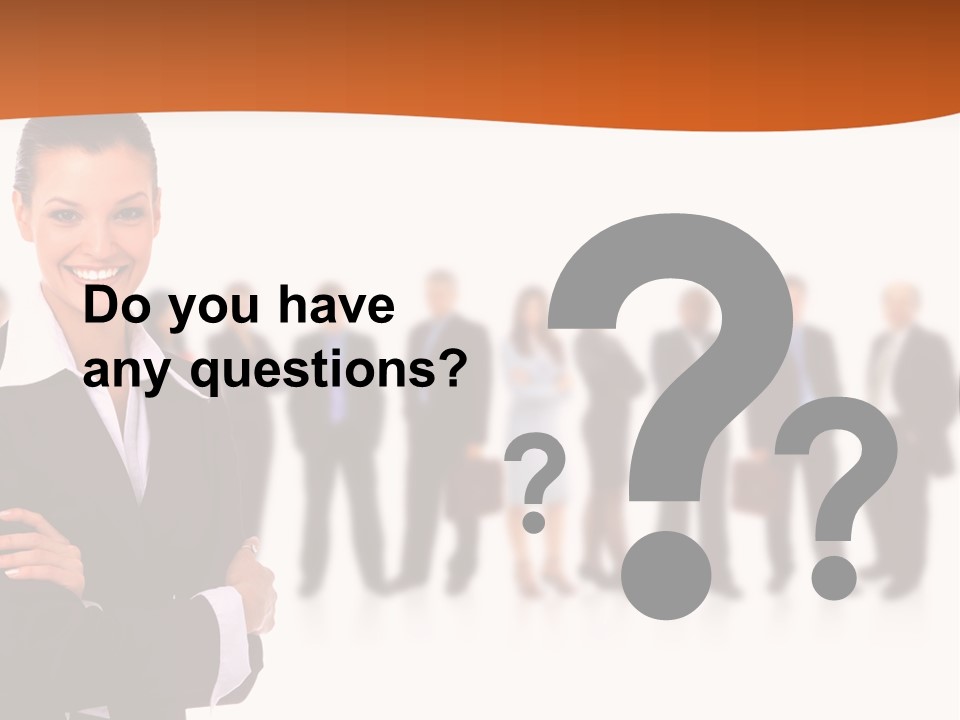 A Woman Standing In Front Of A Group Of People PowerPoint Template