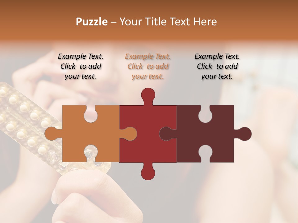 A Woman Holding A Contraption In Her Hand PowerPoint Template