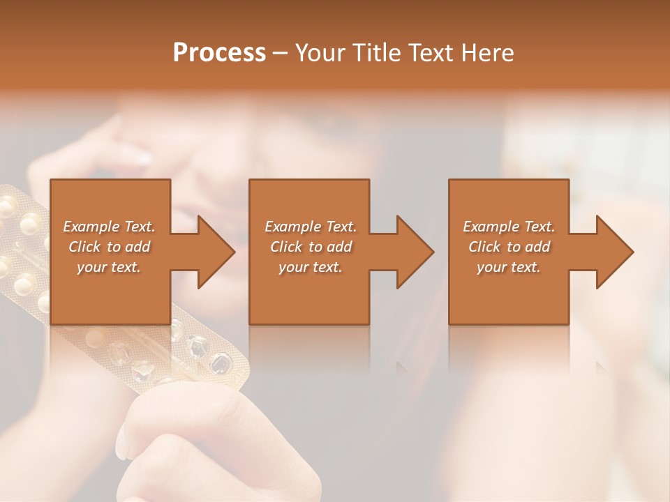 A Woman Holding A Contraption In Her Hand PowerPoint Template