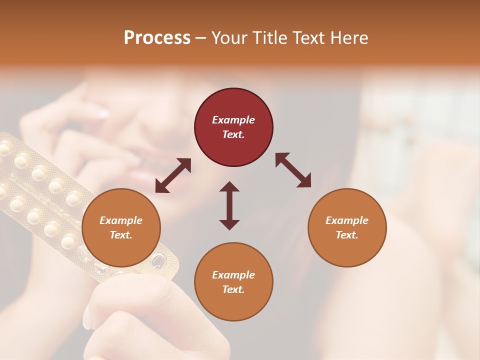 A Woman Holding A Contraption In Her Hand PowerPoint Template