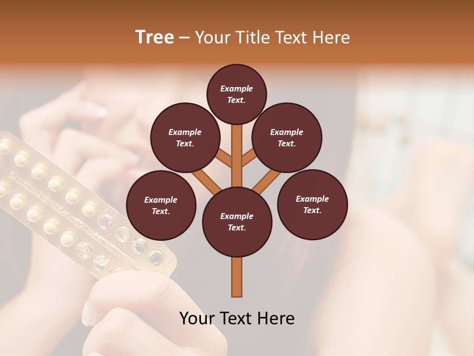 A Woman Holding A Contraption In Her Hand PowerPoint Template