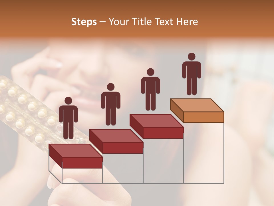 A Woman Holding A Contraption In Her Hand PowerPoint Template