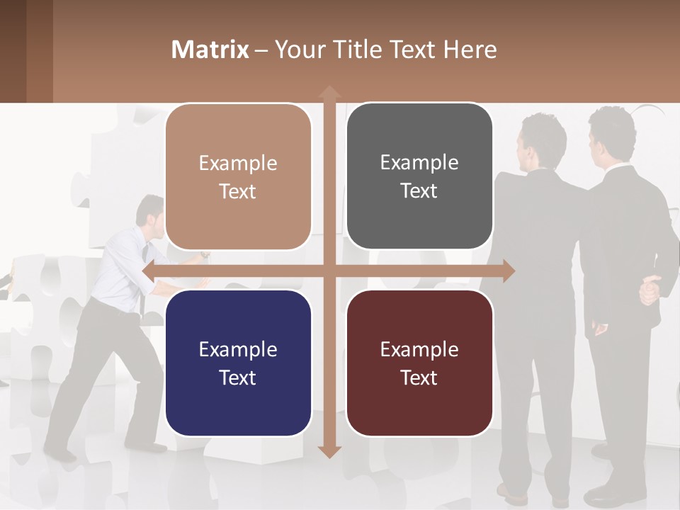 A Group Of Men Standing Next To Each Other In Front Of A Wall PowerPoint Template