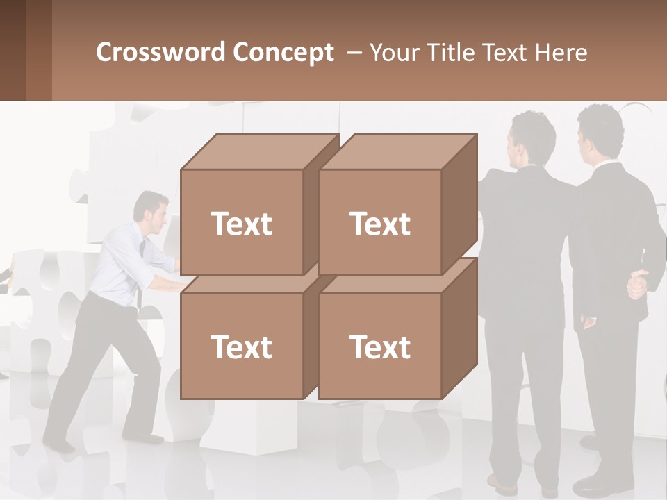 A Group Of Men Standing Next To Each Other In Front Of A Wall PowerPoint Template