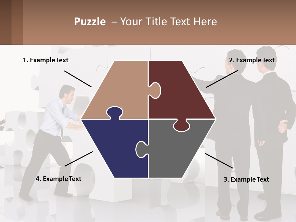 A Group Of Men Standing Next To Each Other In Front Of A Wall PowerPoint Template