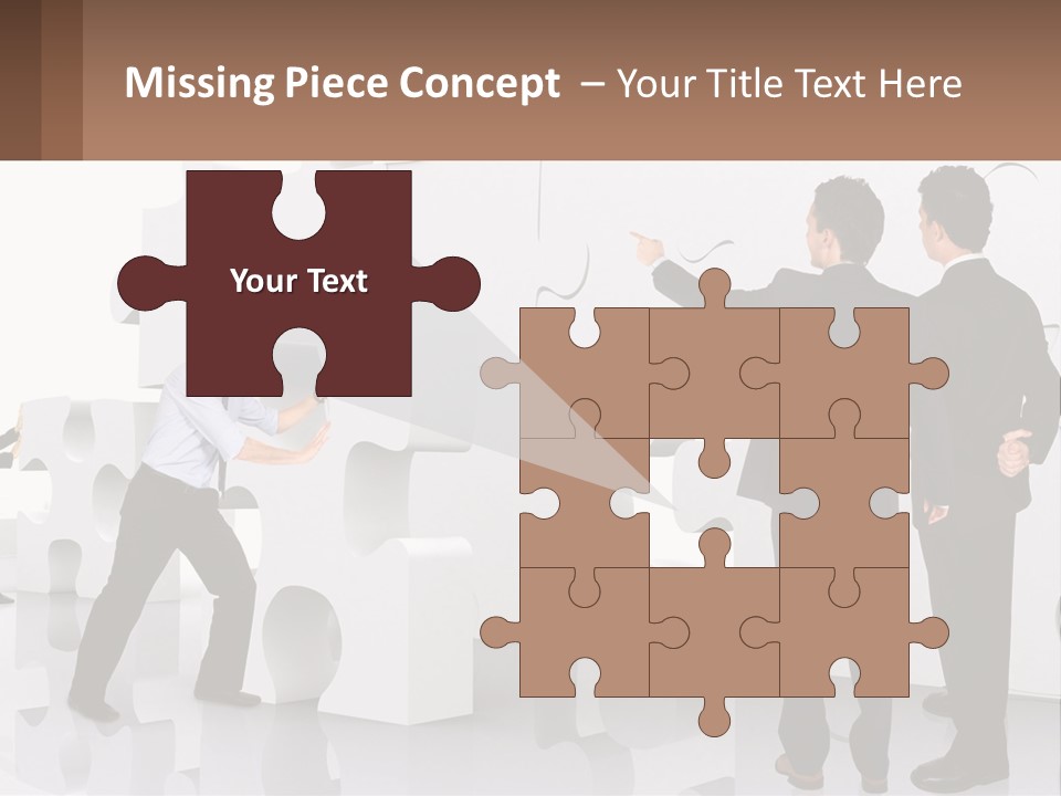 A Group Of Men Standing Next To Each Other In Front Of A Wall PowerPoint Template