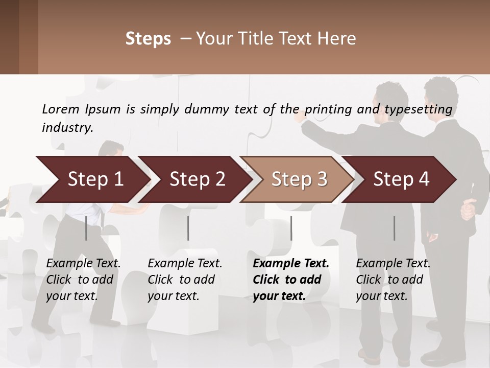 A Group Of Men Standing Next To Each Other In Front Of A Wall PowerPoint Template