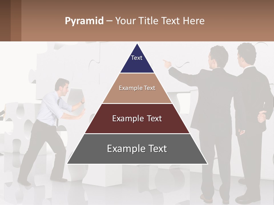 A Group Of Men Standing Next To Each Other In Front Of A Wall PowerPoint Template