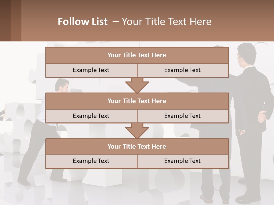 A Group Of Men Standing Next To Each Other In Front Of A Wall PowerPoint Template