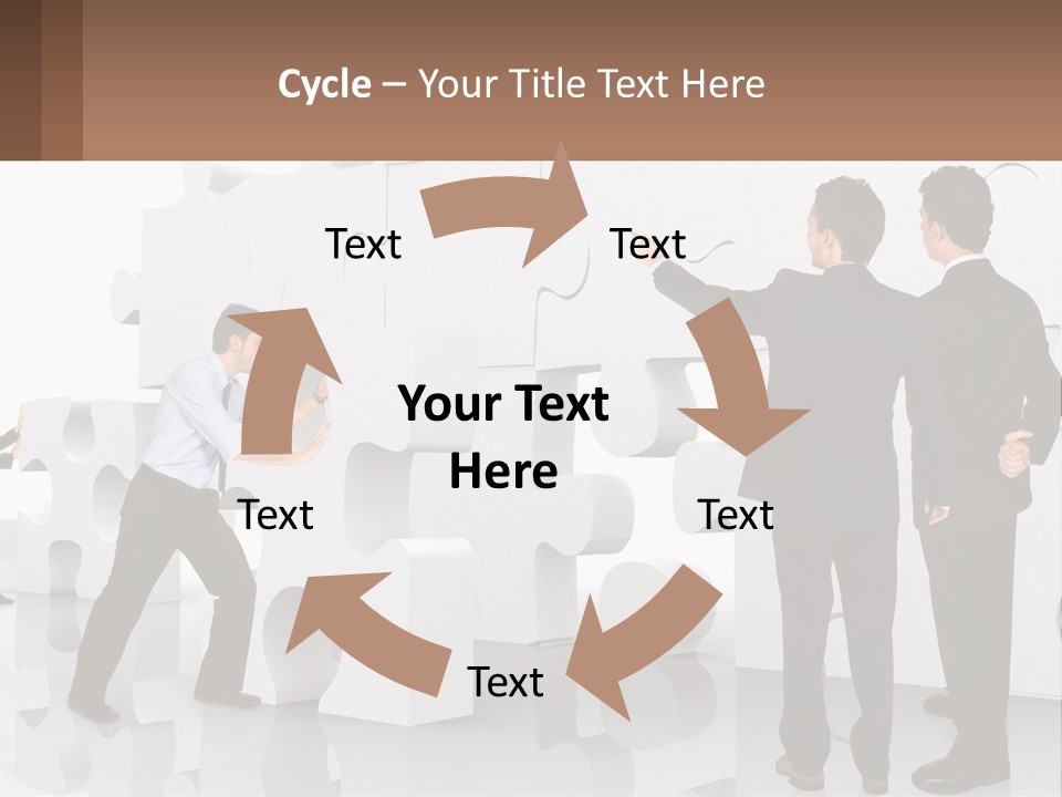 A Group Of Men Standing Next To Each Other In Front Of A Wall PowerPoint Template