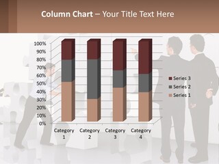 A Group Of Men Standing Next To Each Other In Front Of A Wall PowerPoint Template